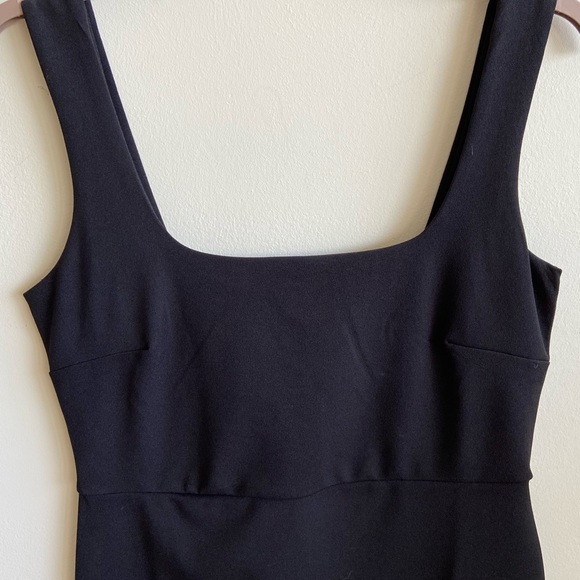 Square Neck Little Black Dress - Picture 4 of 5